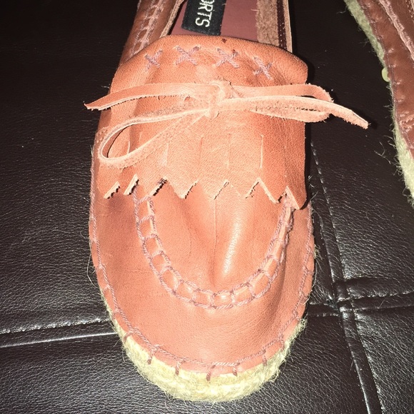 Sz7.5🆕Luxury Passports Kilted Espadrilles - Picture 4 of 7